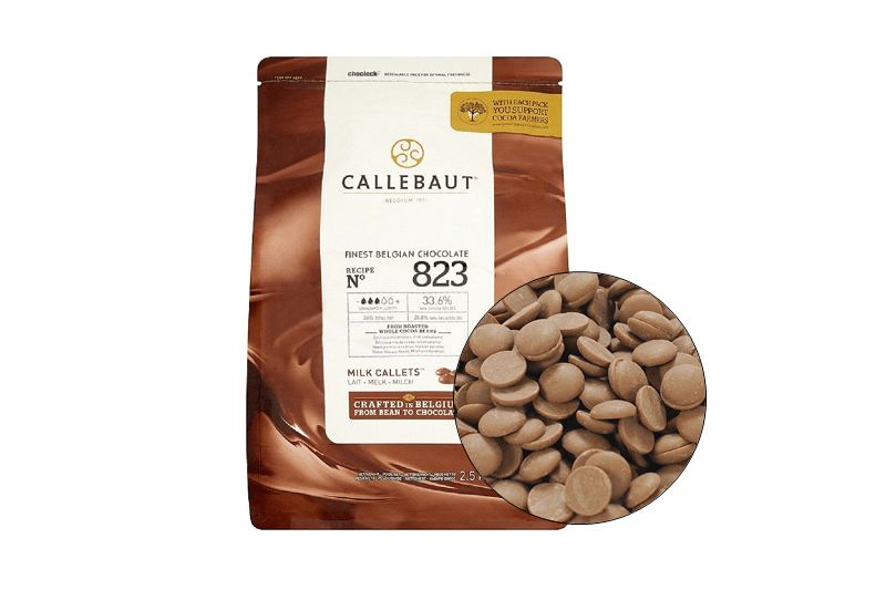 Шоколад молочный 33,6% Callebaut 200 гр